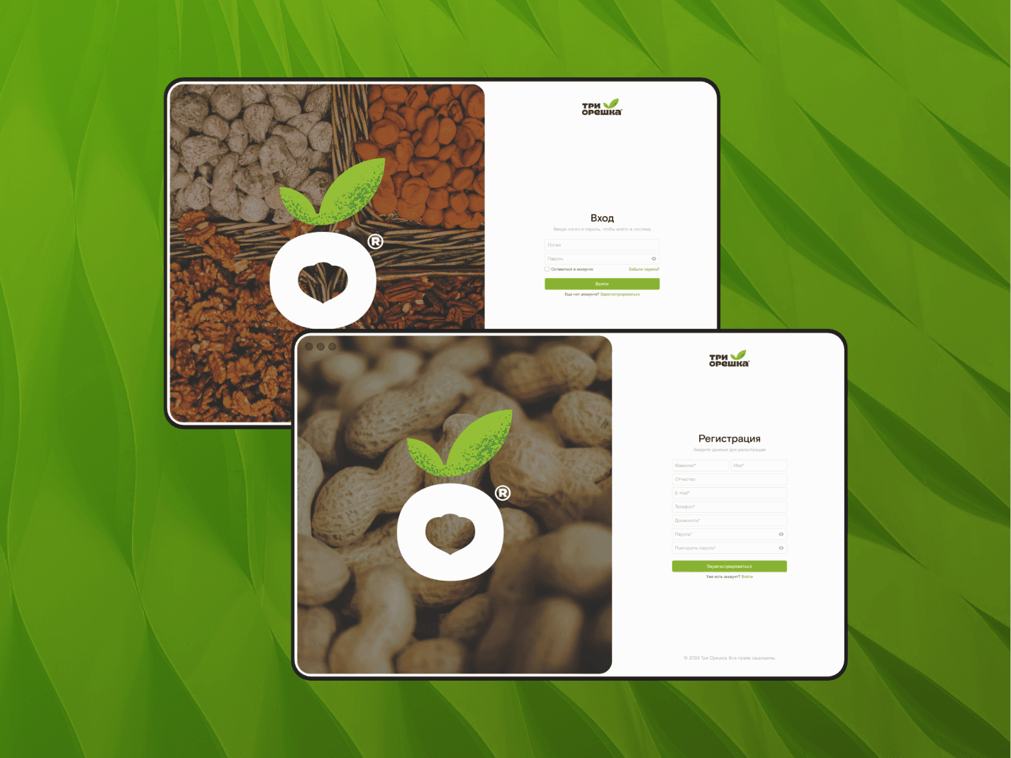 Пример дизайна сайта